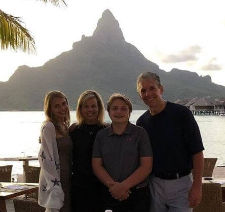 Christian Close family enjoying at Bora Bora